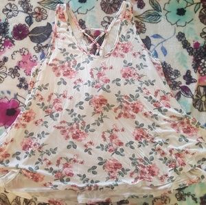 Flowy floral tank